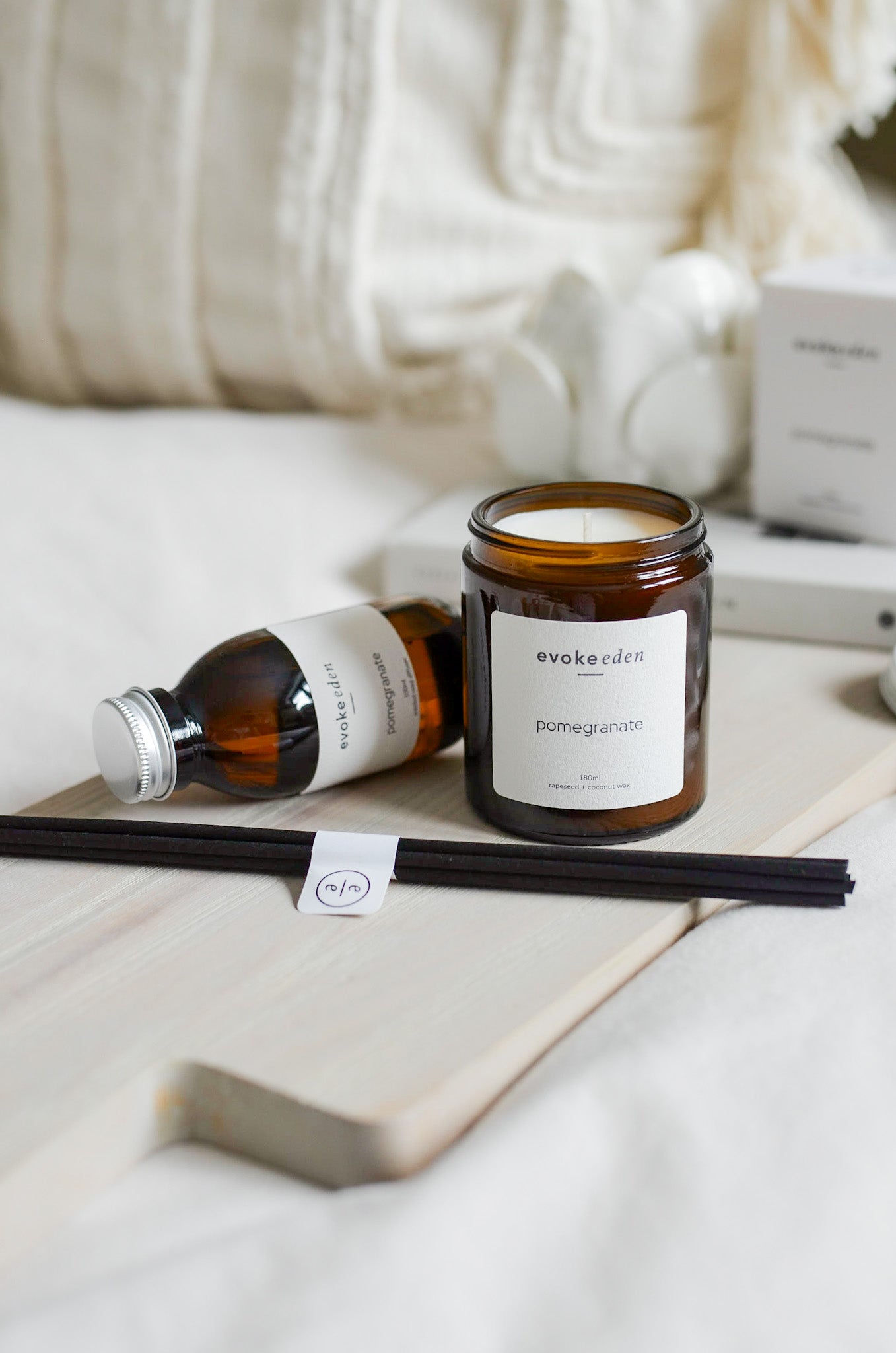 Sustainable, vegan, cruelty free + paraben and phthalate free range of scented home fragrance