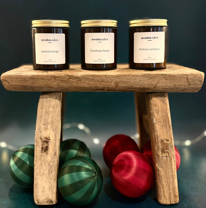 Christmas forest luxury hand-poured candle