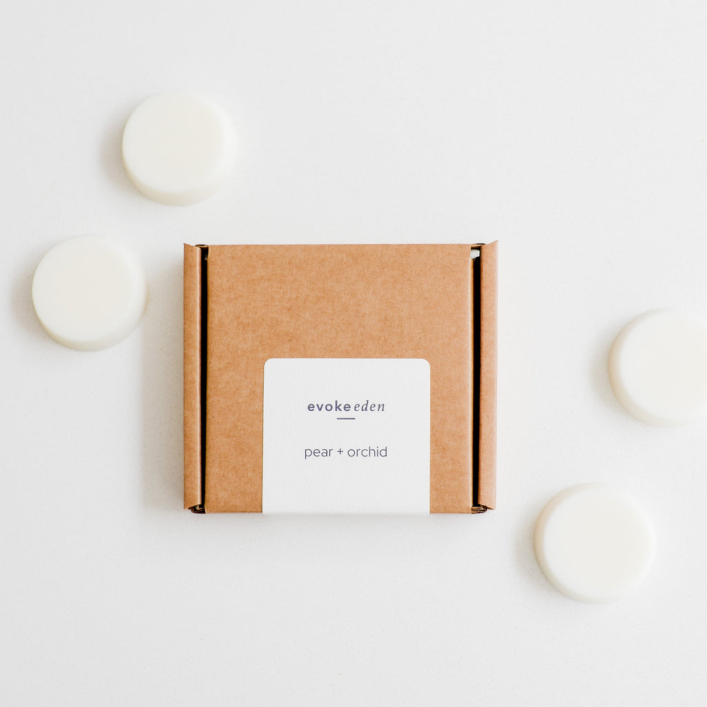 pear + orchid luxury hand-poured wax melts