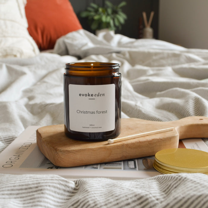 Christmas forest luxury hand-poured candle