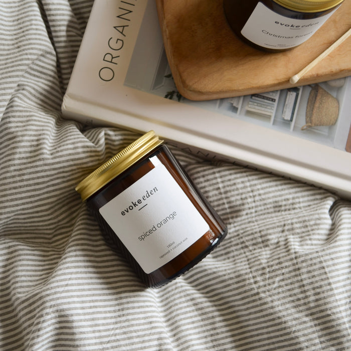 spiced orange luxury hand-poured candle