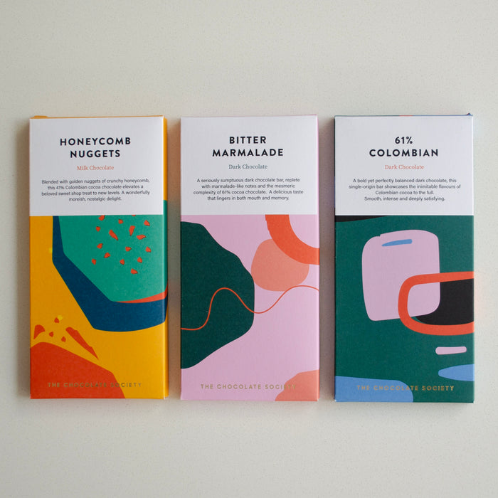 candle and chocolate, luxury hand-poured gift set